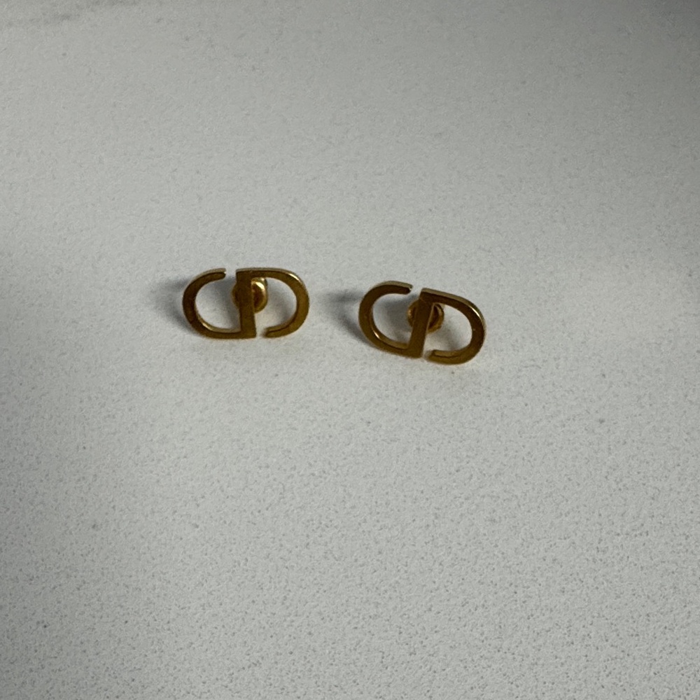 Christian Dior stud earrings